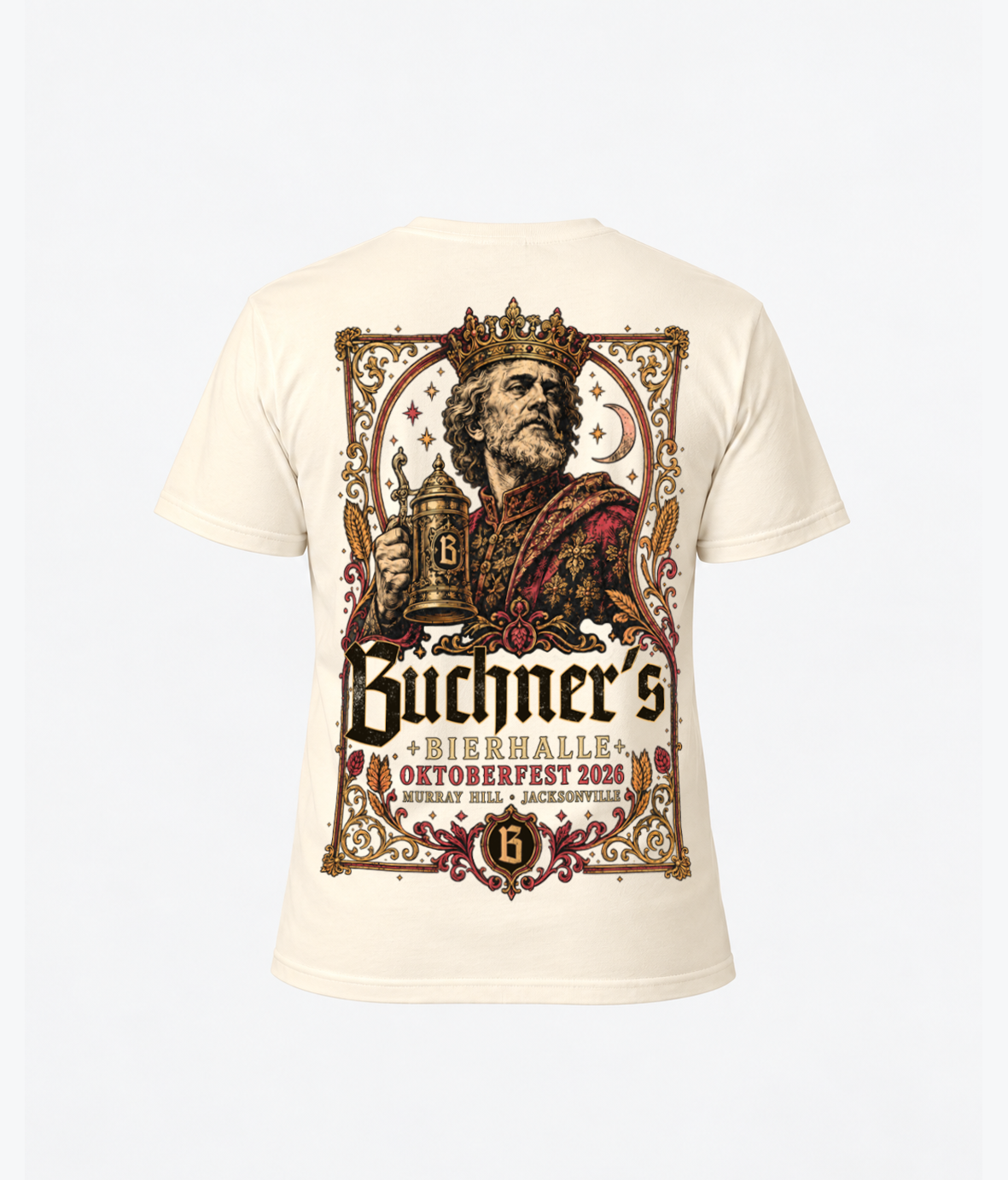 Oktoberfest 2026 Commemorative Tee - Ivory